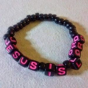 kandi bracelet JESUS IS LORD